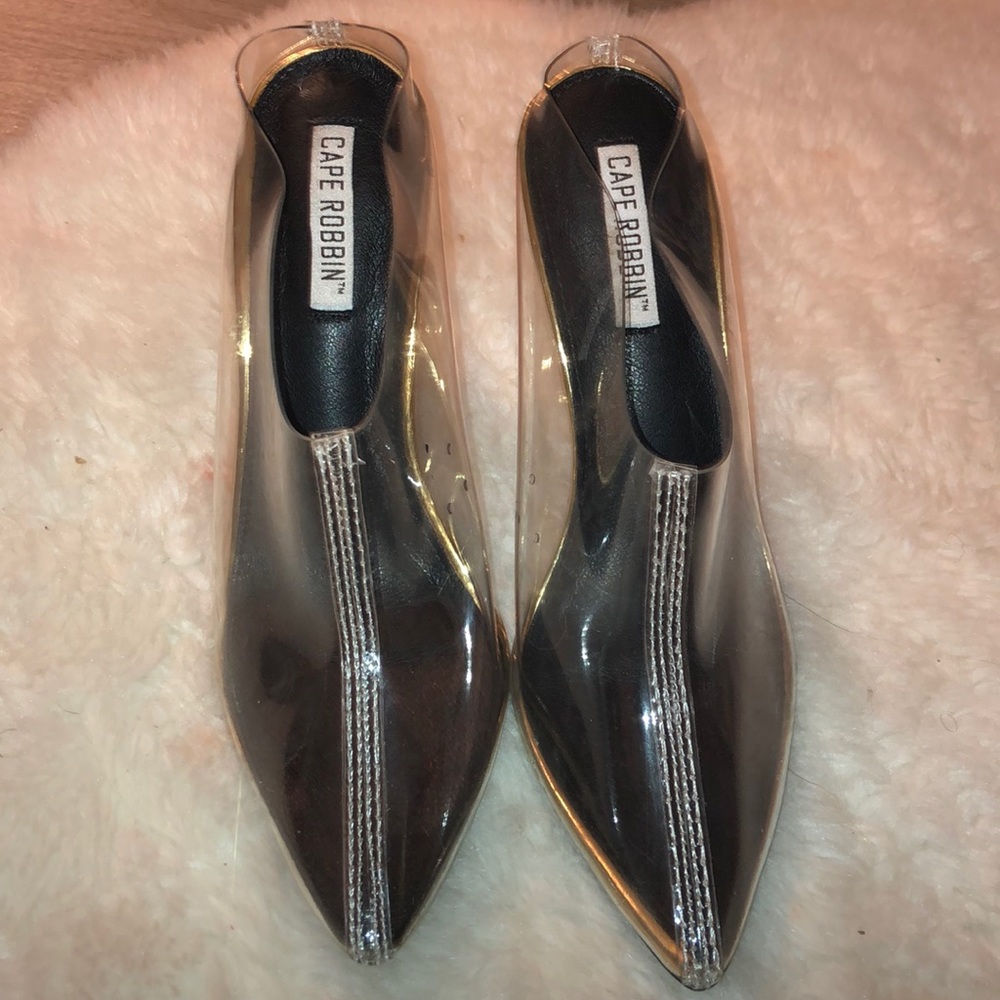 Fashion nova clear heels